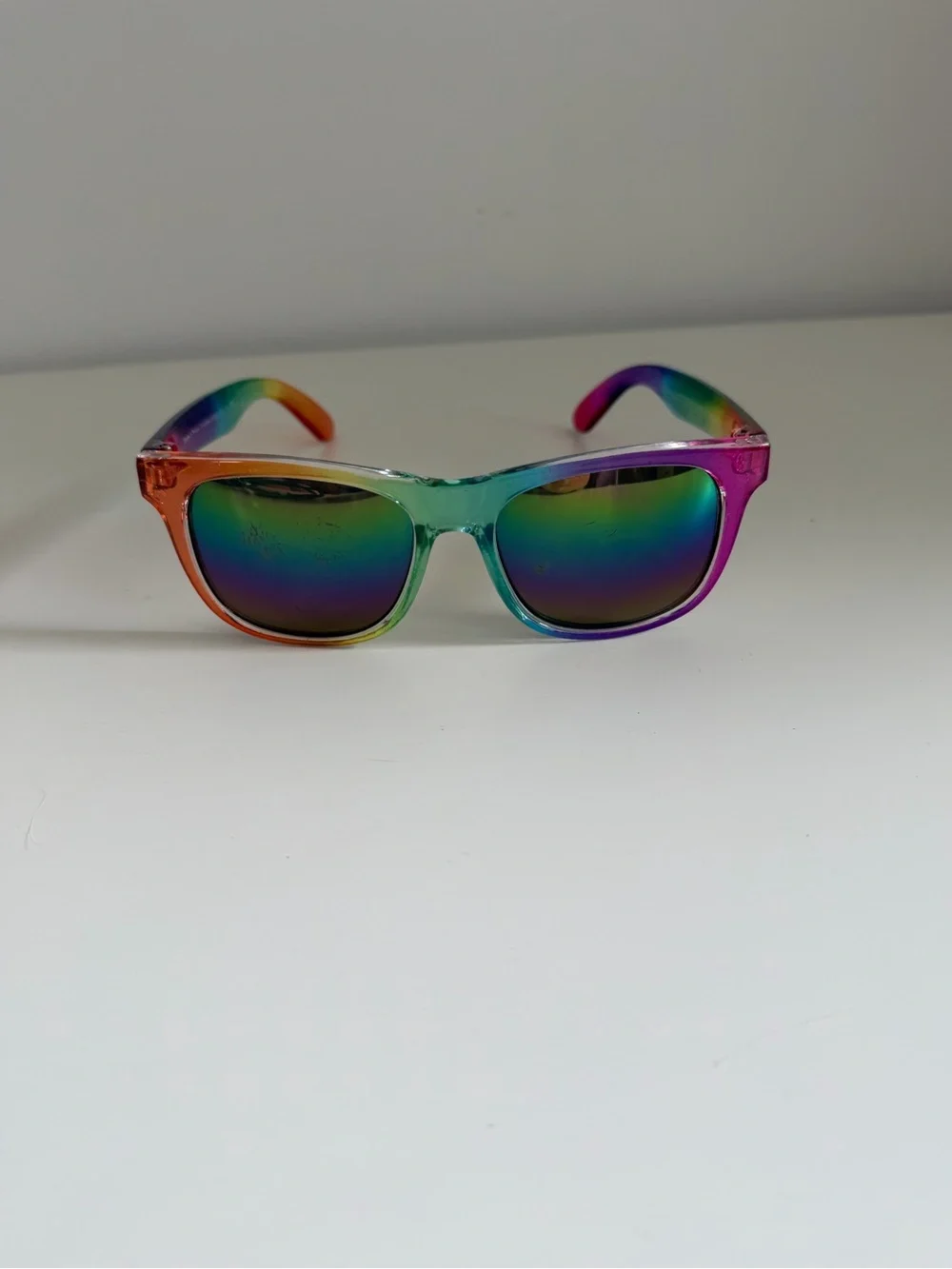 Abercrombie Kids Sunglasses Set Rainbow Ombre Mint Green Retro Shades Bundle